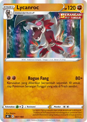 Lycanroc (VMAX Climax 087/184)