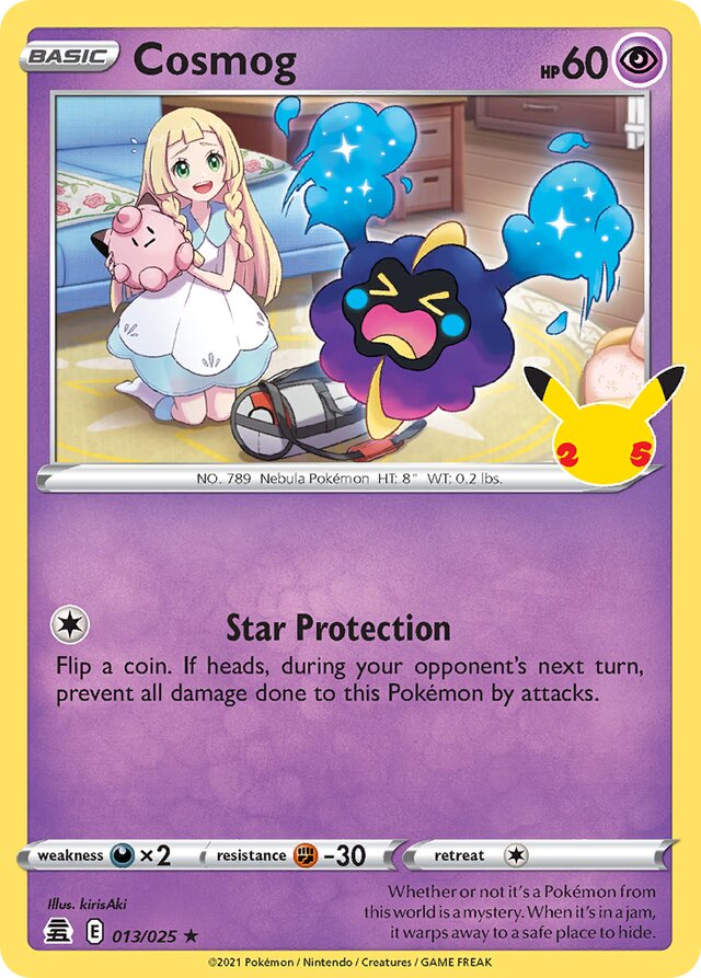 Cosmog Celebrations 013/025 Rare
