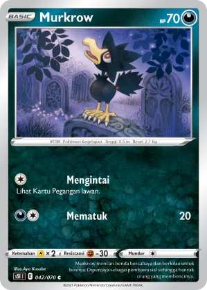 Murkrow (Single Strike Master 042/070)