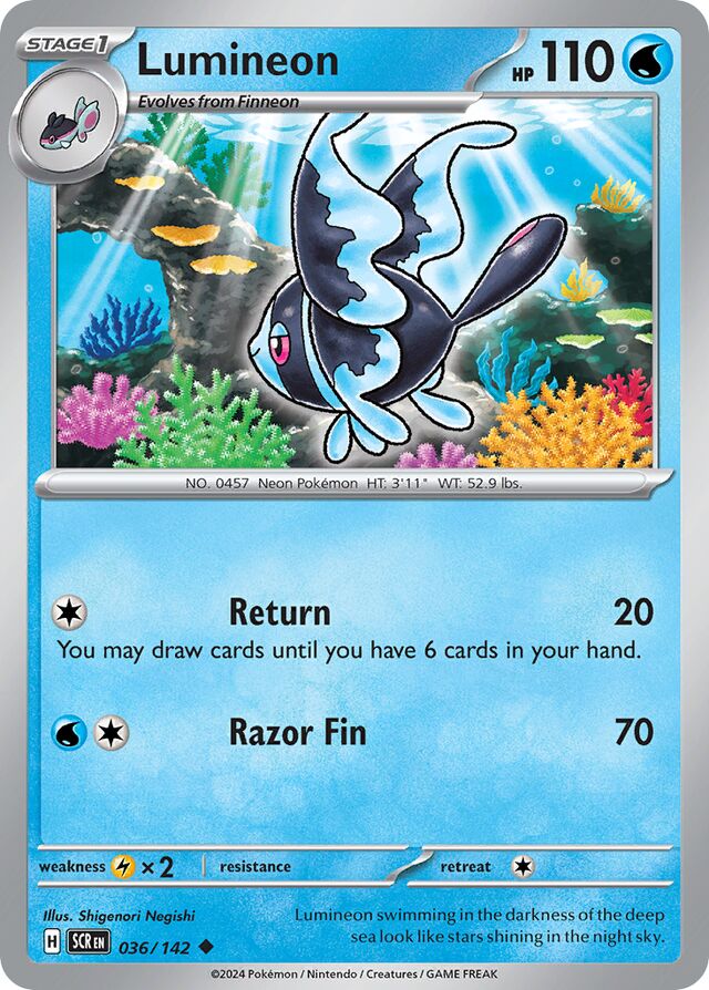 036/142 Lumineon SCR Uncommon