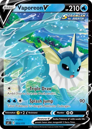 Vaporeon V (Evolution V Starter Deck 033/172)