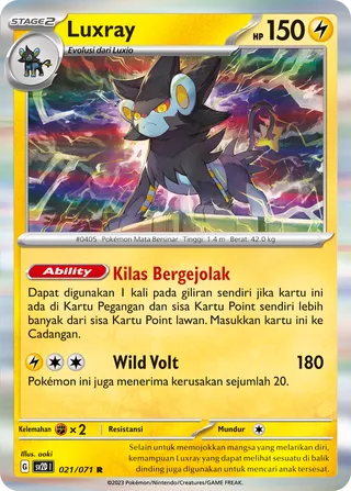 Luxray (Clay Burst 021/071)