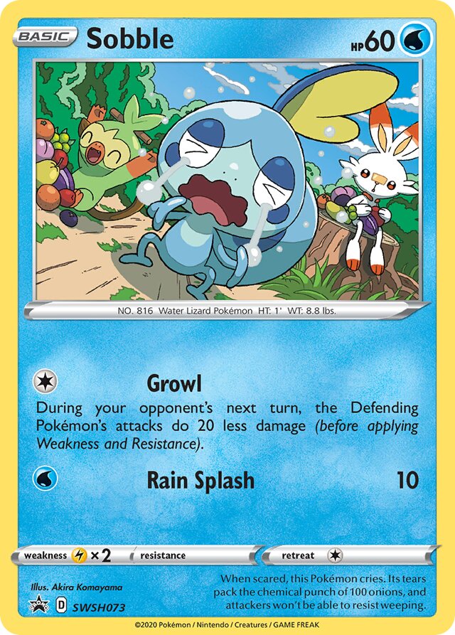 SWSH073 Sobble SSP PROMO
