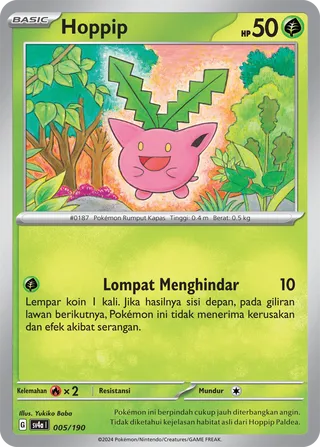 Hoppip (Shiny Treasure ex 005/190)