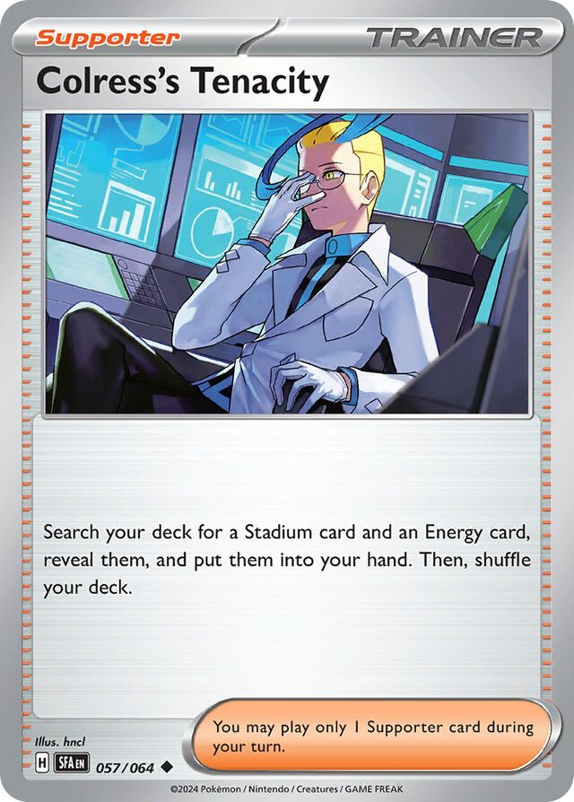 Colress's Tenacity Shrouded Fable 057/064 Uncommon