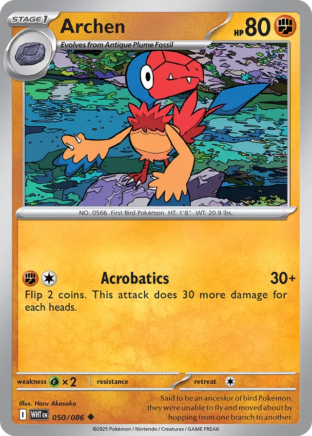 Archen White Flare 050/086 Uncommon