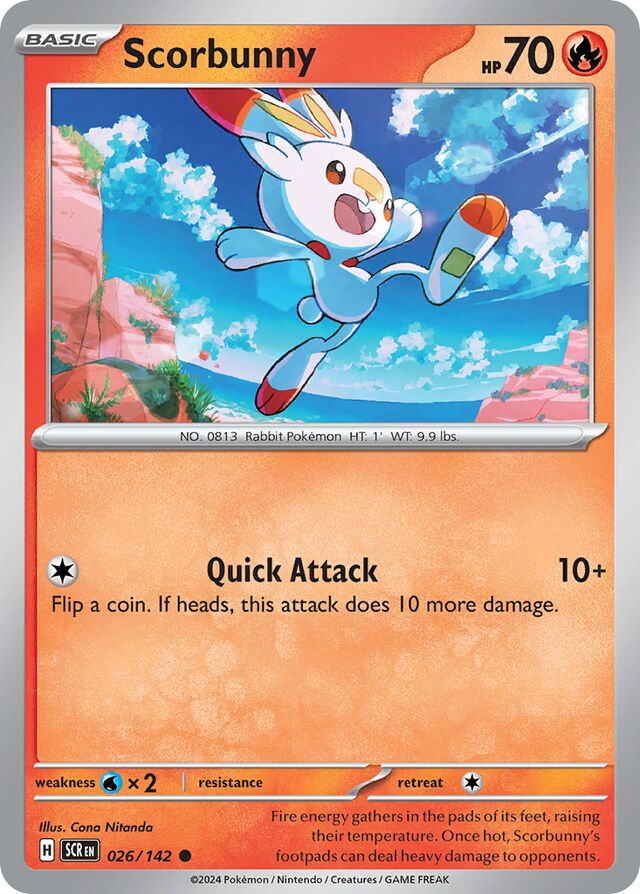 026/142 Scorbunny SCR Common