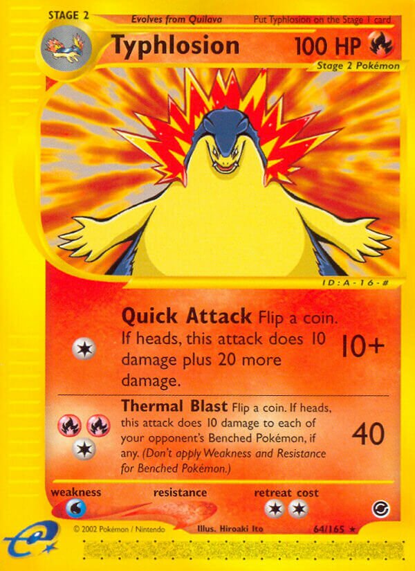 Typhlosion Expedition Base Set 64/165 Rare