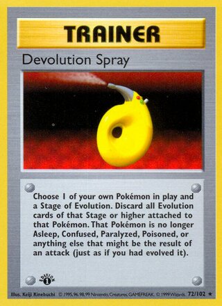 Devolution Spray (Base Set 72/102)