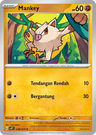 Mankey (Snow Hazard 038/071)
