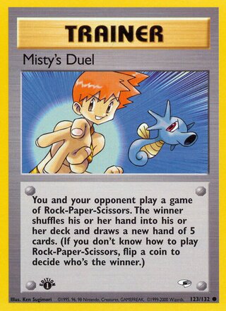 Misty's Duel (Gym Heroes 123/132)