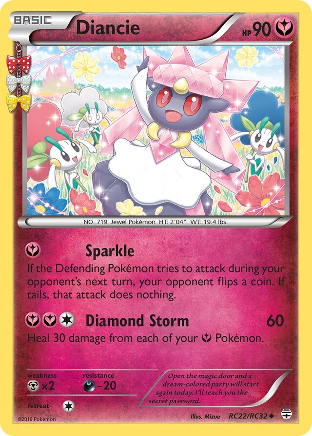 Diancie Generations Radiant Collection RC22/RC32 Uncommon