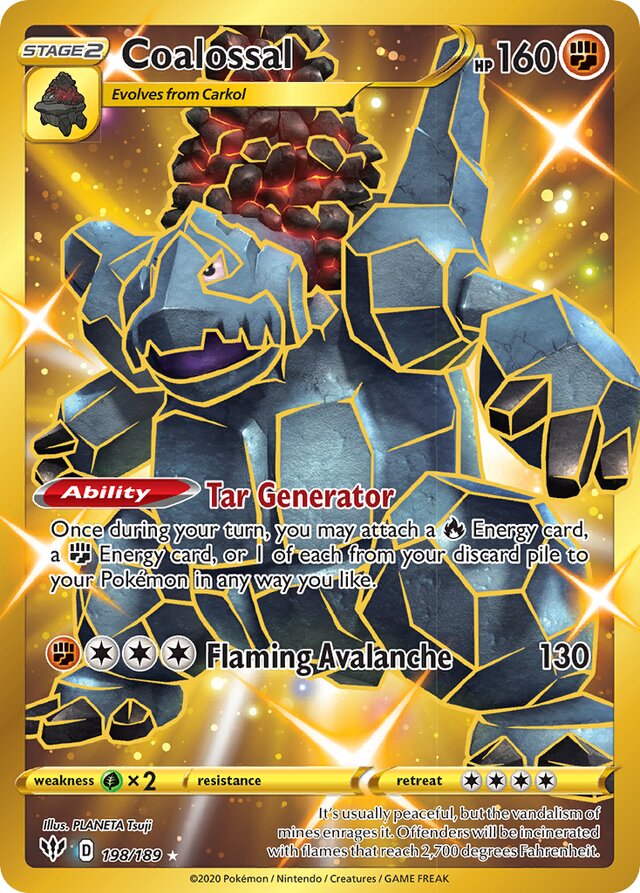 198/189 Coalossal DAA Rare Secret