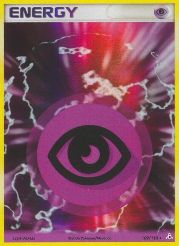 Psychic Energy 109/110 3 EX HOLON PHANTOMS HOLO RARE PTCG