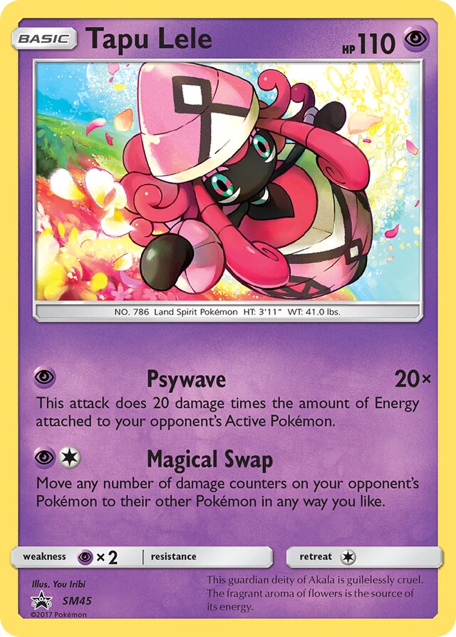 Tapu Lele SM Black Star Promos SM45 PROMO