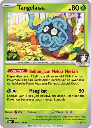 Erika's Tangela (Void Blast 007/123)