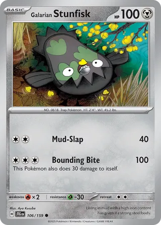 Galarian Stunfisk (Journey Together 106/159)