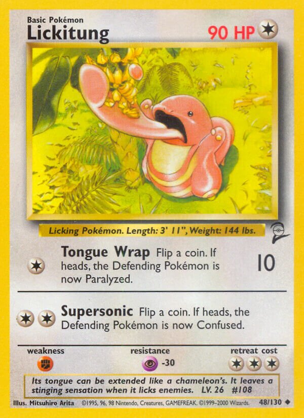Lickitung Base 2 48/130 Uncommon