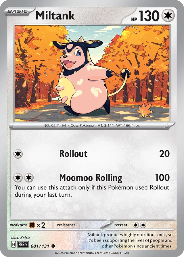 Miltank Prismatic Evolutions 081/131 Common