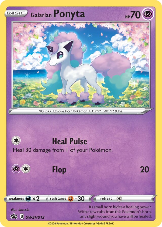 SWSH013 Galarian Ponyta SSP PROMO