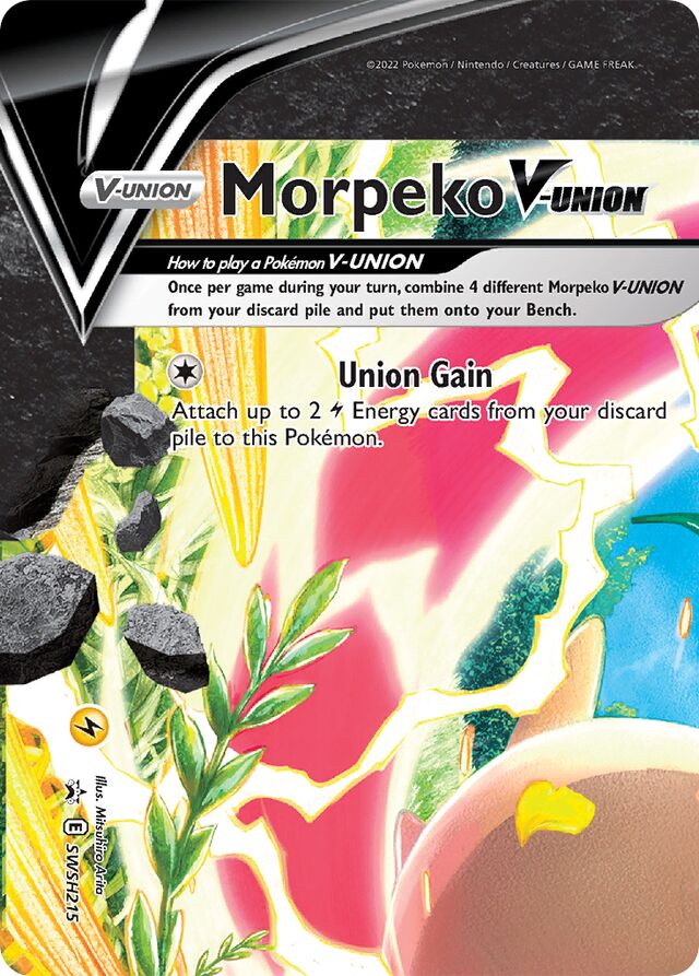 Morpeko V-UNION SWSH Black Star Promos, Pokémon