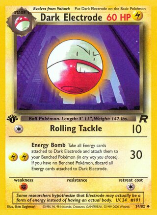 Dark Electrode (Team Rocket 34/82)