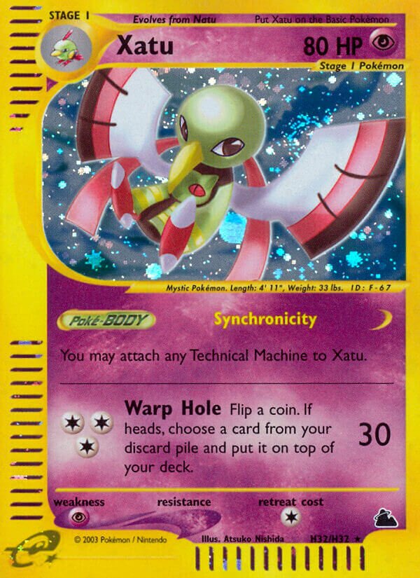 H32/H32 Xatu SK Rare Holo