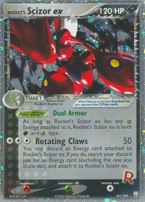 Rocket's Scizor ex Team Rocket Returns 101/109 Rare Holo ex