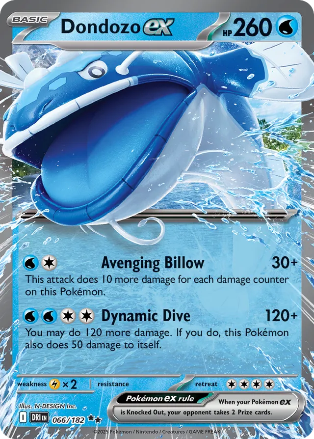 Dondozoex Destined Rivals 066/182 Double Rare
