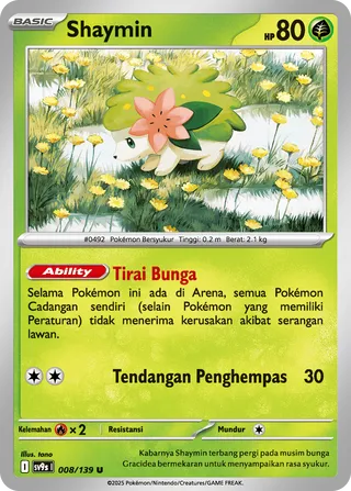 Shaymin (Bonds of Destiny 008/139)