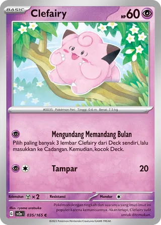 Clefairy (Pokémon Card 151 035/165)