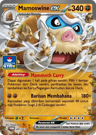 Mamoswine ex (Scarlet & Violet Promos 241/SV-P)