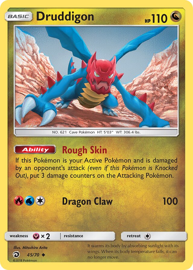 Druddigon Dragon Majesty 45/70 Uncommon