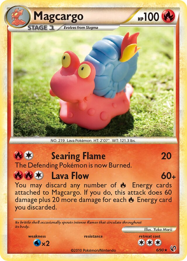 Magcargo Undaunted 6/90 Rare Holo