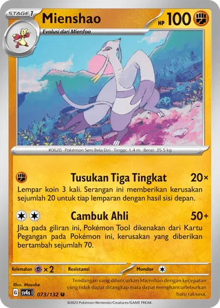 Mienshao (Paradox Encounters 073/132)