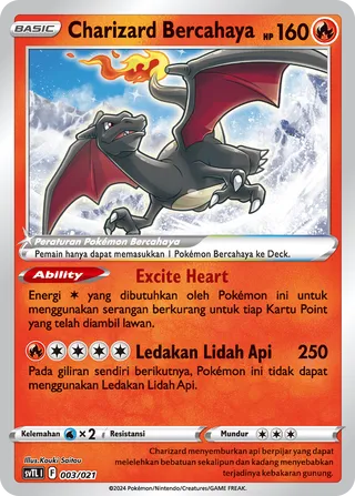 Radiant Charizard (Terastal Charizard ex Tactics Deck 003/021)