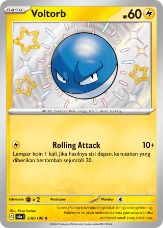 Voltorb (Shiny Treasure ex 238/190)
