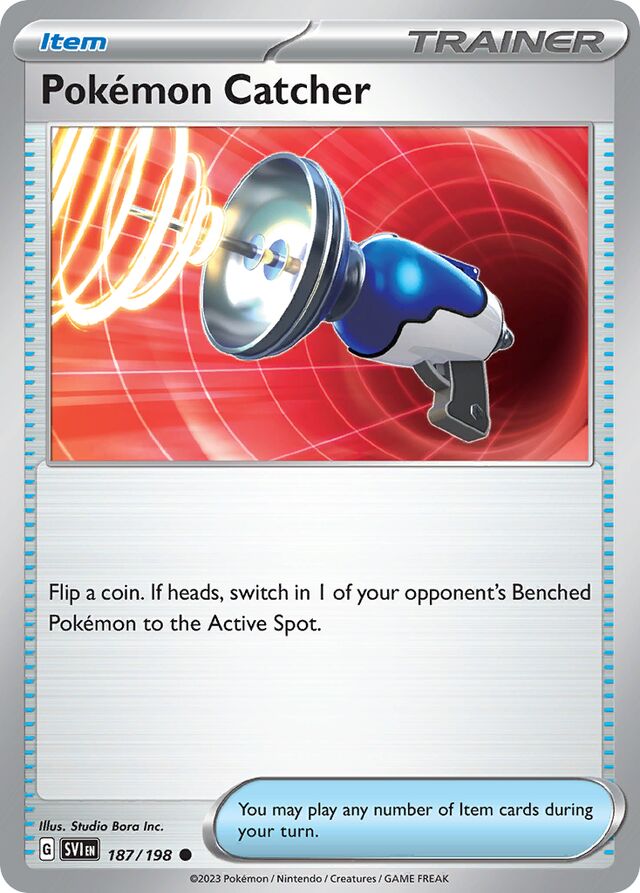 Pokémon Catcher Scarlet & Violet 187/198 Common