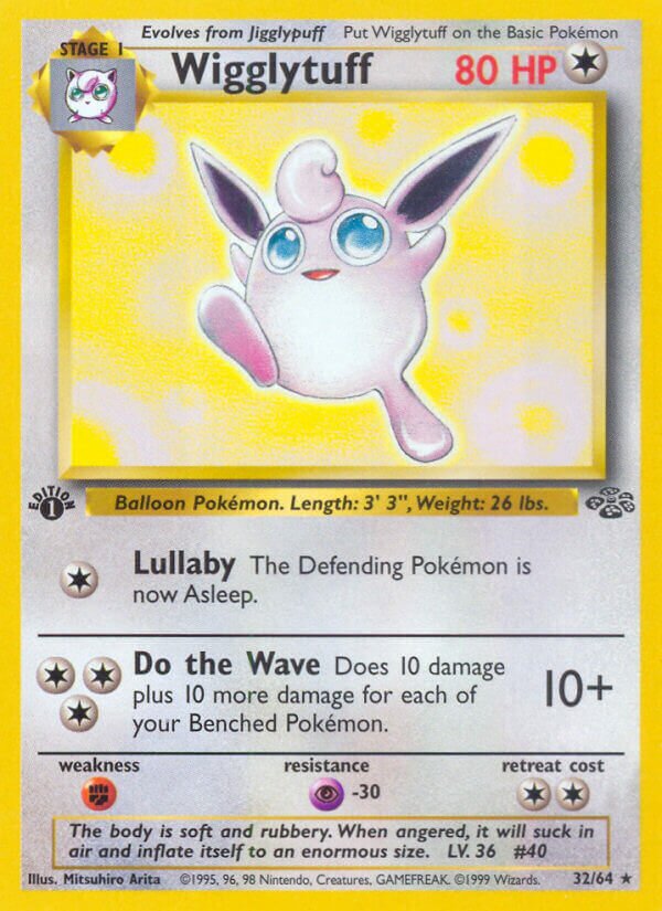 Wigglytuff Jungle 32/64 Rare