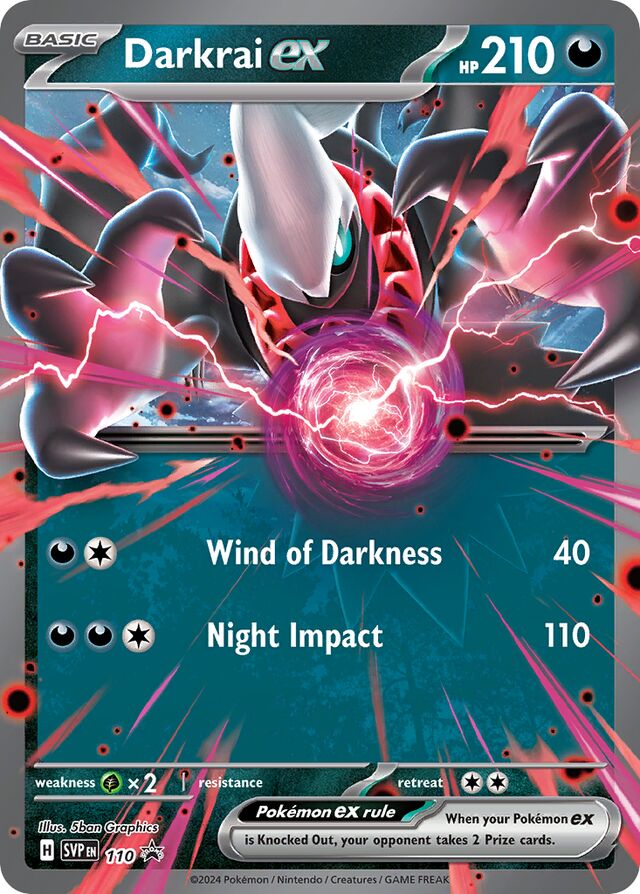Darkraiex [Darkrai Deck] SVP Black Star Promos 110