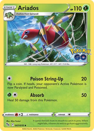 Ariados (Pokémon GO 007/078)