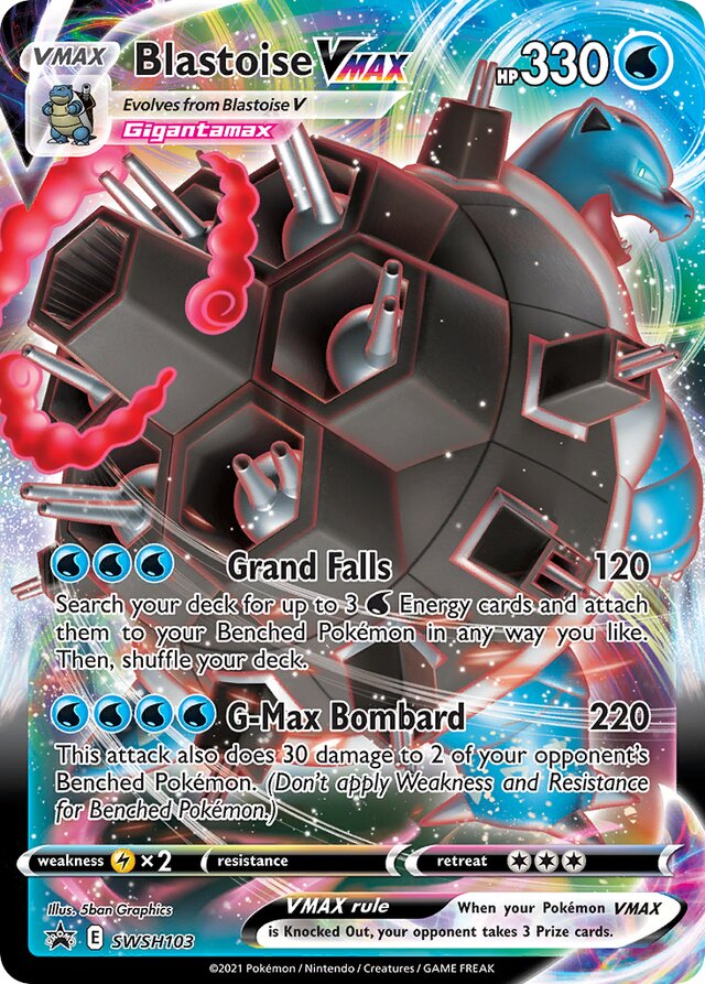 SWSH103 Blastoise VMAX SSP PROMO