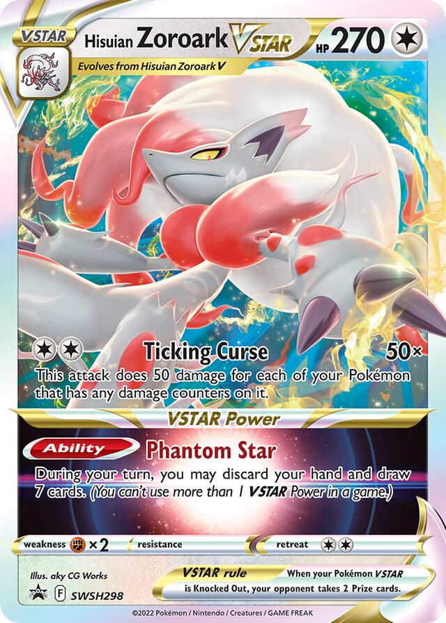 SWSH298 Hisuian ZoroarkVSTAR SSP PROMO