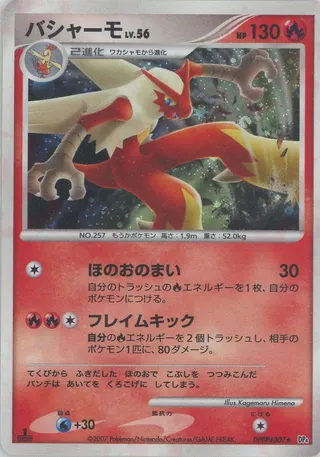 Blaziken (Moonlit Pursuit & Dawn Dash No. 021)