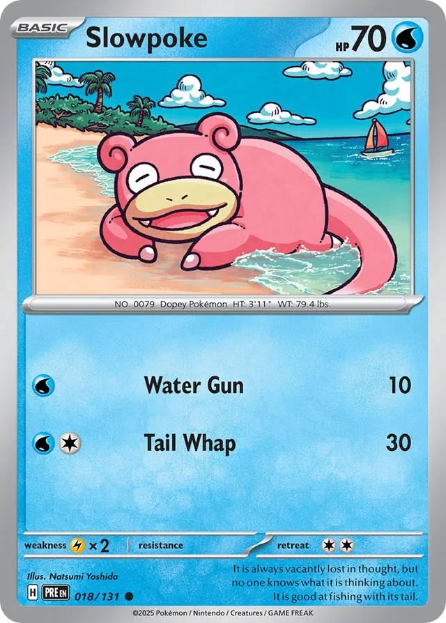 Slowpoke Prismatic Evolutions 018/131 Common