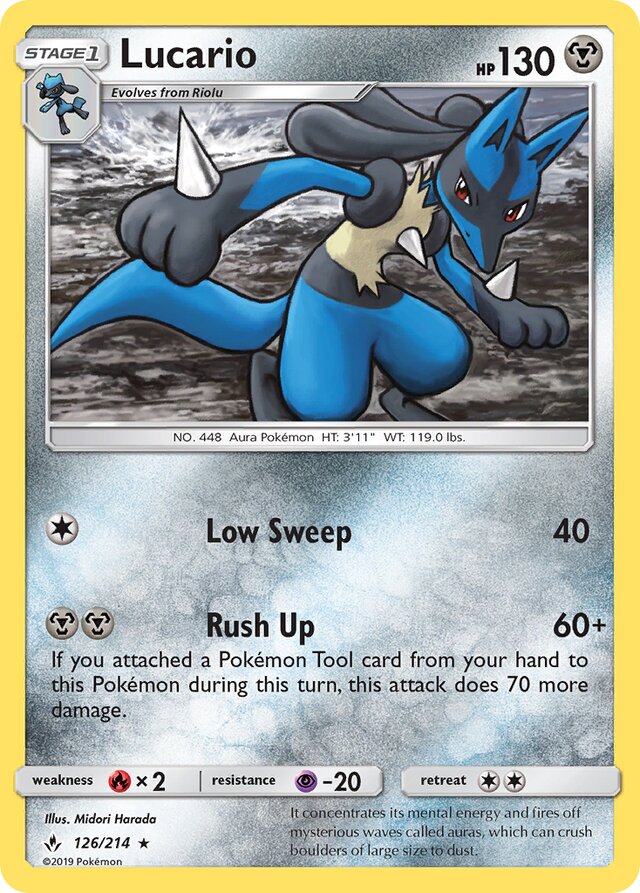 Blue the shiny lucario