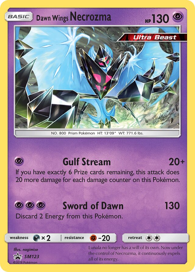 SM123 Dawn Wings Necrozma SMP PROMO