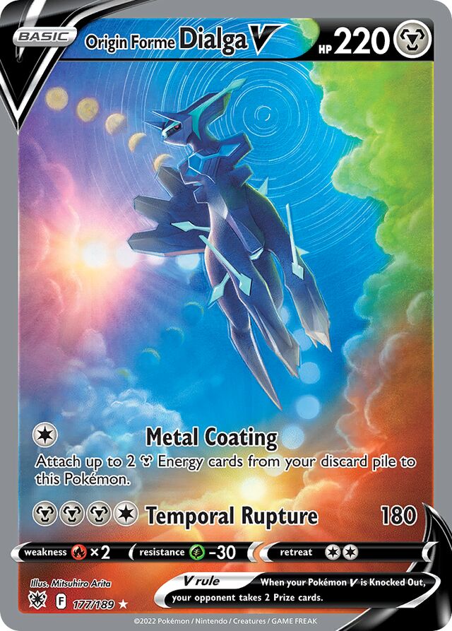 177/189 Origin Forme DialgaV ASR Rare Ultra