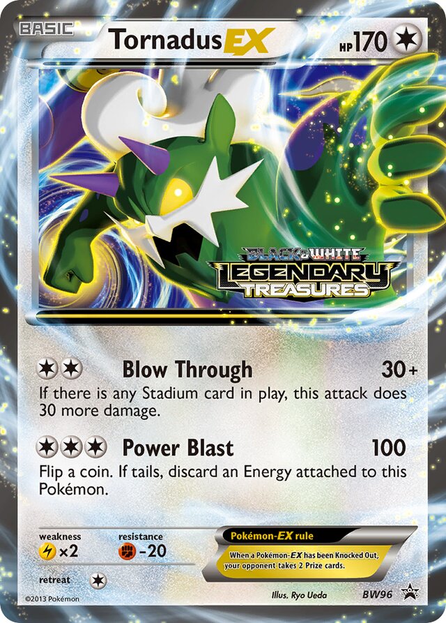 Tornadus-EX BW Black Star Promos BW96 PROMO