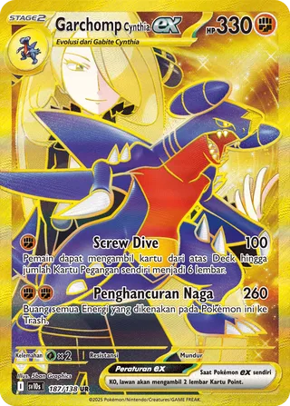 Cynthia's Garchomp ex (Presence of Champions 187/138)